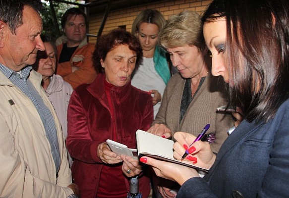 Татьяна Тараканова встретилась с жителями Сосенок