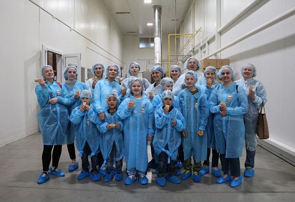 Экскурсия на фабрику мороженого состоялась для жителей Сосенского