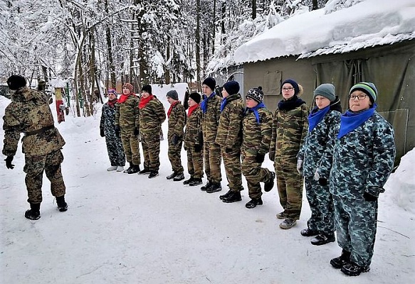 Школьники поселения приняли участие в военно-патриотических сборах