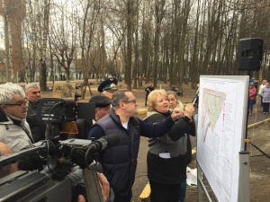 Дмитрий Набокин принял участие в закладке капсулы под строительство Народного парка