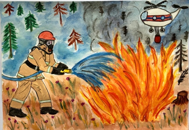 Конкурс детского рисунка "На страже жизни"