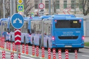 130 бесплатных автобусов запустят на период закрытия участка Калужско-Рижской линии метро 