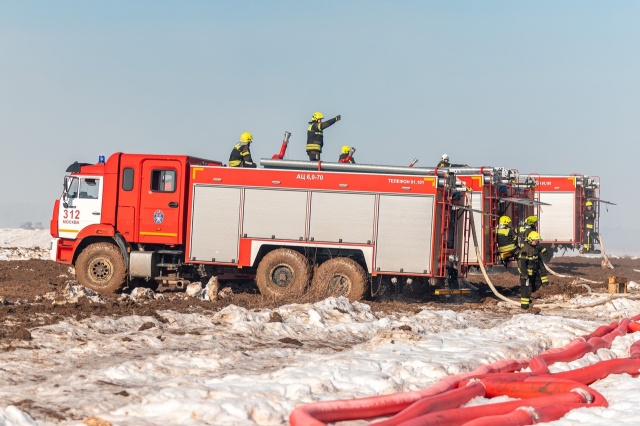 В Новой Москве провели учения по безаварийному пропуску паводка и предотвращению природных пожаров