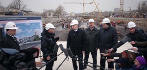 Мэр Москвы убедился, что первый участок Третьего пересадочного контура метрополитена готов на 50%