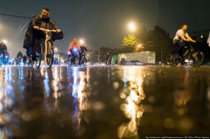 В Москве прошел ночной велопарад