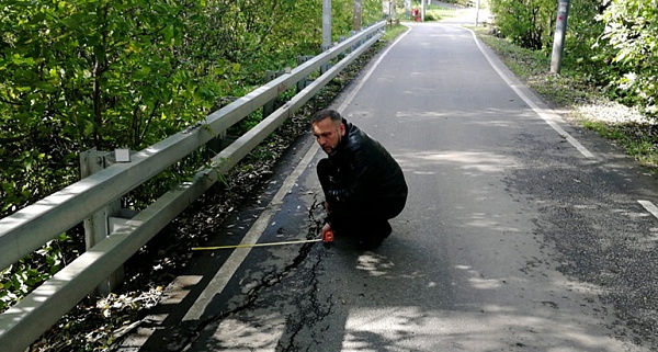 Очередная комиссионная проверка объектов дорожного хозяйства прошла в Сосенском