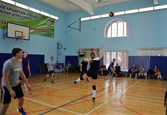 Новогодний волейбольный турнир провели в Сосенском