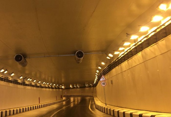 Разворотный тоннель открыли на Калужском шоссе в районе поселка Газопровод