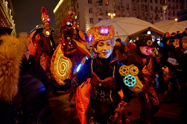 Почти 5 000 000 гостей посетили Москву в новогодние праздники
