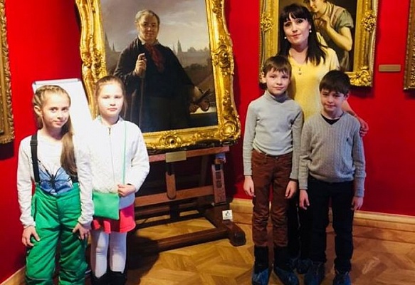 Школьники поселения посетили музей Тропинина