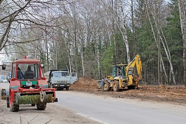 Ведутся  работы по ремонту дорог в поселении Сосенское
