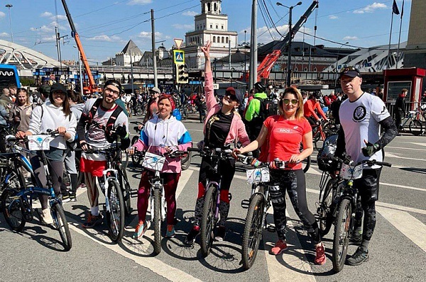Жители Сосенского приняли участие в велофестивале
