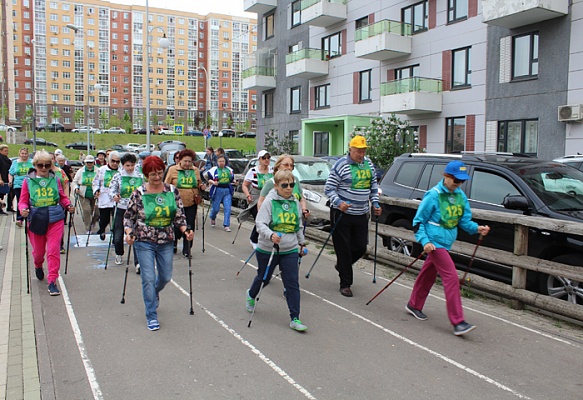 Фестиваль скандинавской ходьбы прошел в Сосенском