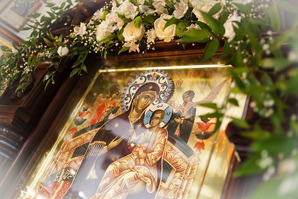 В Казанском храме в Сосенках будут открыты для поклонения святыни с горы Афон
