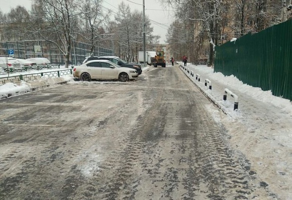 С последствиями снегопада в Сосенском справляются в штатном режиме