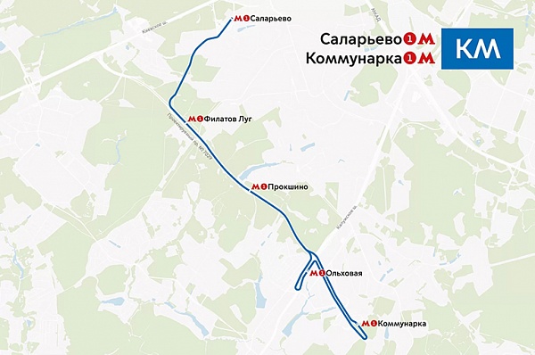 Участок красной ветки от «Саларьева» до «Коммунарки» будет закрыт с 1 по 3 августа