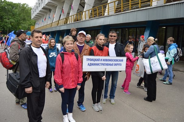 Сосенцы приняли участие в весеннем Фестивале ГТО на стадионе «Москвич»