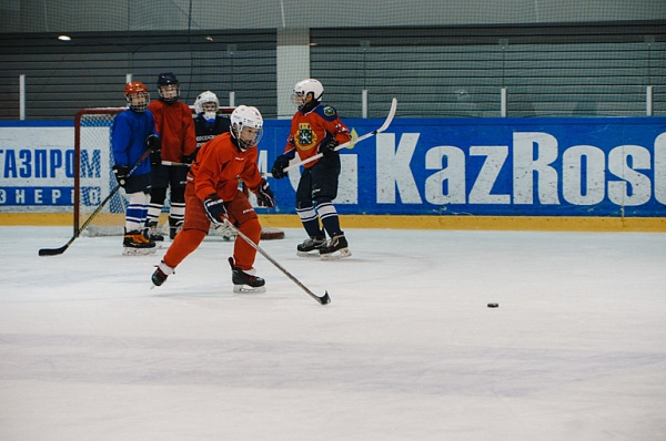 Онлайн-тренировку по хоккею провел Сосенский центр спорта