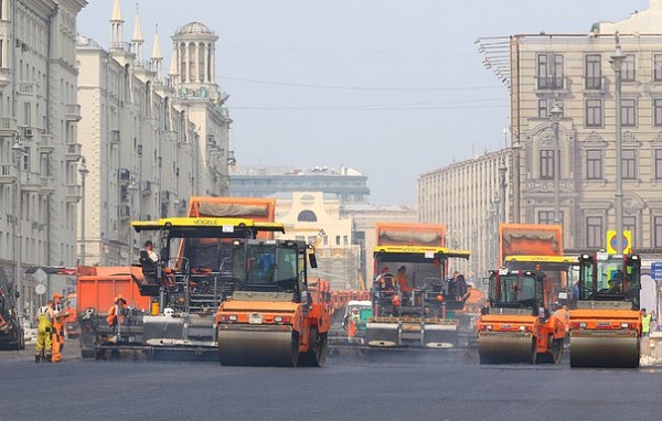 Работы по благоустройству Тверской улицы в Москве завершены досрочно