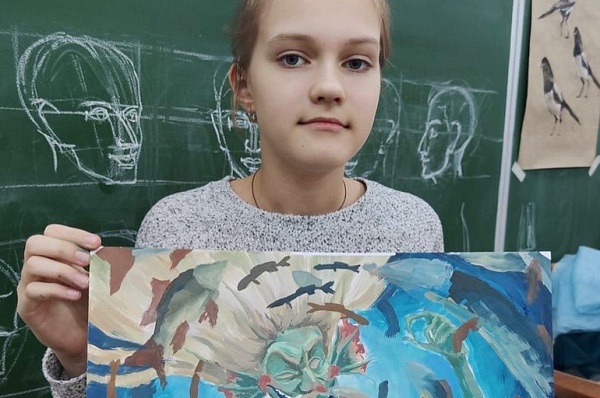 Ученицы школы № 2070 стали победительницами Всероссийского изобразительного диктанта