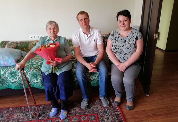 Труженик тыла Екатерина Литвинцева отпраздновала 90-летие